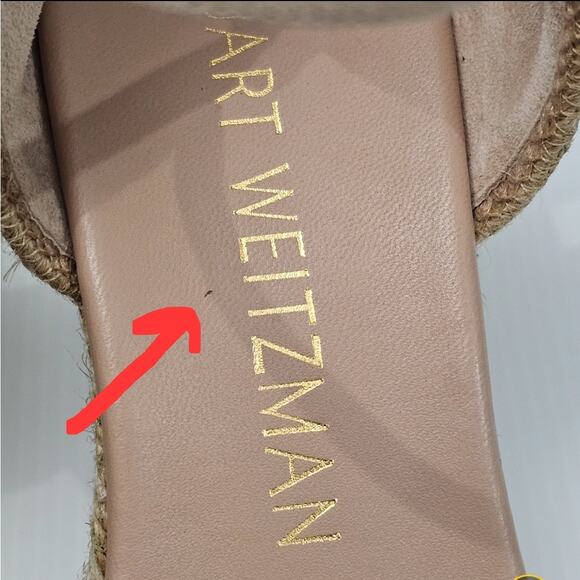 NEW Stuart Weitzman Mirela II Sandal Espadrille Wedge Adobe Tan Suede Size 11 - Picture 9 of 14